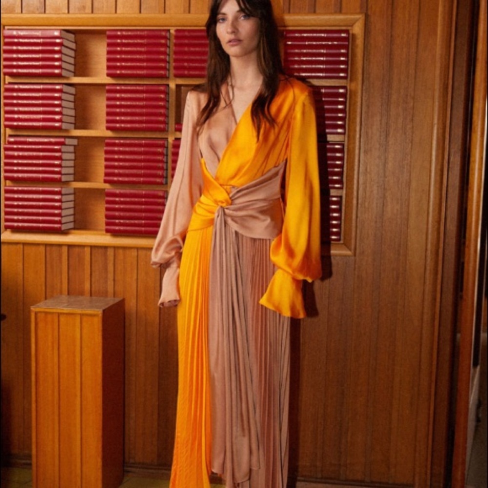 LAST CHANCE Acler Two Tone Empire Dress - Picture 1 of 13